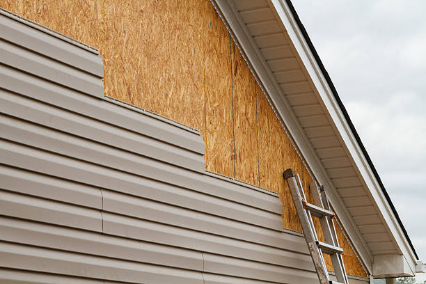 Professional Siding Contractor technician working in Waverly, OH